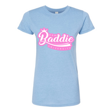 Load image into Gallery viewer, Baddie Logo Tee (Baddie Blue)