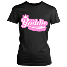 Load image into Gallery viewer, Baddie Logo Tee (Black)
